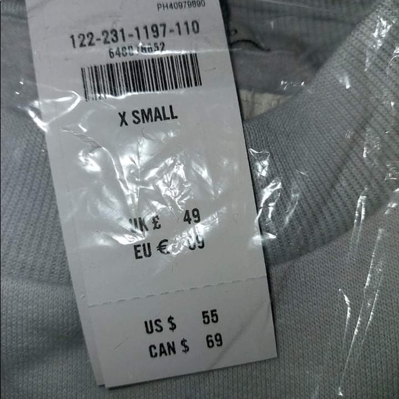 Abercrombie and Fitch Oversized Sweatshirt size XS NWT - Picture 3 of 9